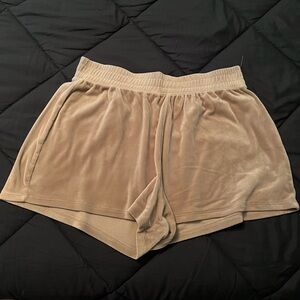 Hollister Ultra High Rise Crushed Velvet Shorts